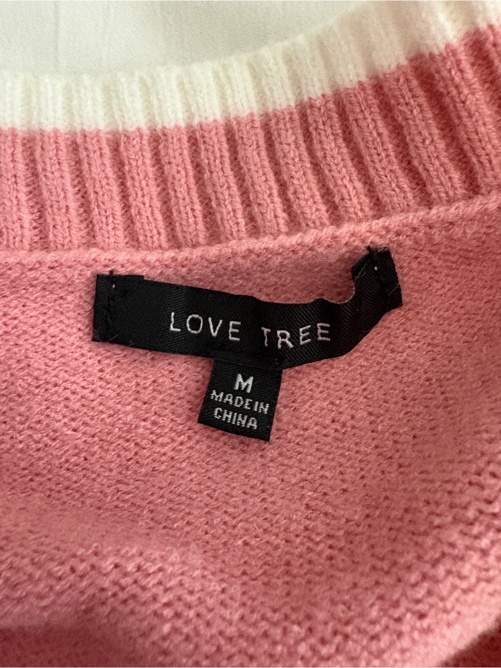 Love Tree Pink Cable Knit Cardigan - Picture 3 of 4